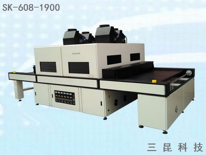 大型UV机印刷UV油墨UV光固化机1.9米输送面SK-608-1900